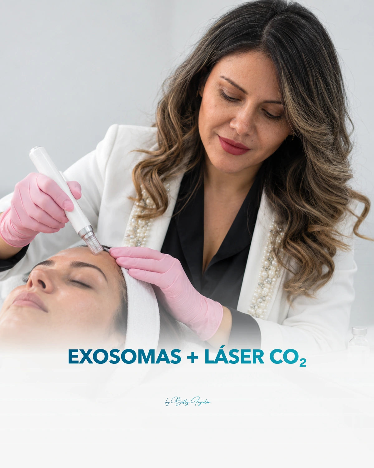 Exosomas + láser CO₂ — Betty Injector